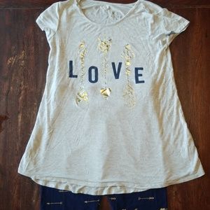 Girls justice outfit size 14/16